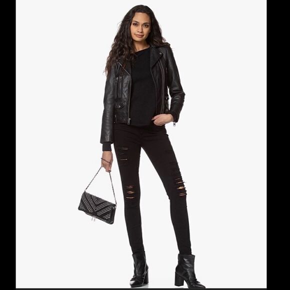 Frame “Le Skinny De Jeanne” black denim jeans. - Picture 2 of 8